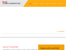 Tablet Screenshot of careerfit360.com